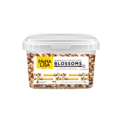 [05100803] CALLEBAUT CHX-BS-9DW-E0-07B (EX MONA LISA CHX-BS-22282E0-07B) BLOSSOMS PETIT COPEAUX MARBRE 1KG