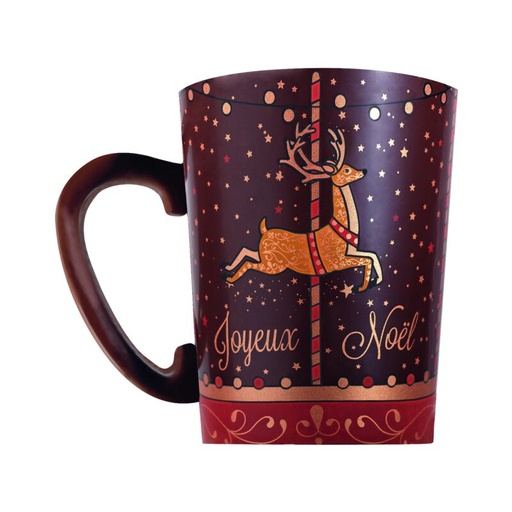 [08057308] 087003 PCB FEUILLES IMPRIMÉES CARROUSEL POUR MUG 25,35X11 CM 10PCES ***S/CDE***