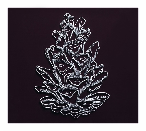 [08058044] 088024 PCB END CAPS CN WITH PINE CONE RELIEF 8.5X7.5CM 72PCS ***S/CDE***