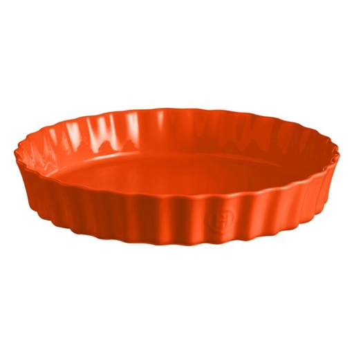 [57690049] EMILE HENRY TOURTIERE HAUTE CANNELE TOSCANE 32CM ORANGE