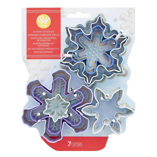 [08075673] EMPORTE-PIECE ASSORTIMENT FLOCON DE NEIGE 7 PCES