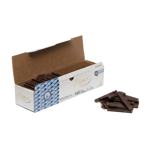 [05101014] BREDE DONKERE CHOCOLADE STICK PUPPIER 165X9GR = DOOSJE ***OP/BEST****