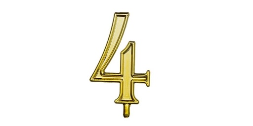 [70409018] GOUDEN CIJFER NR. 4