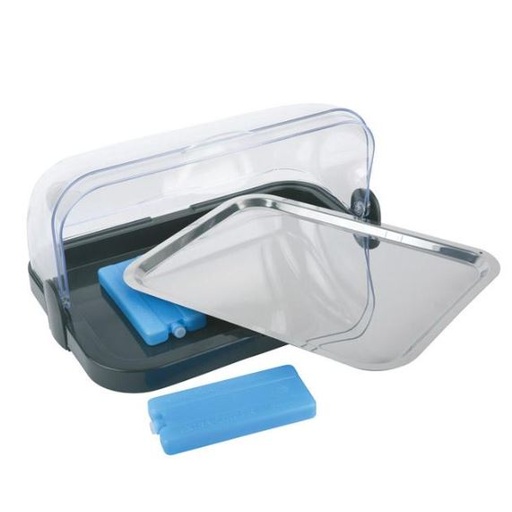 [60261661] APS PLATEAU REFRIGERE AVEC COUVERCLE RABATTABLE 44X32CM H20,5CM 