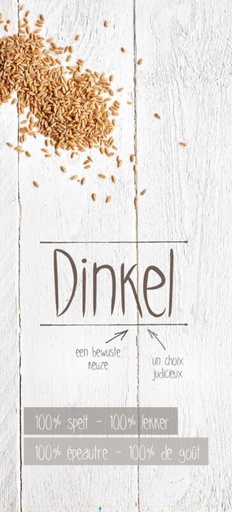 [05090045] IREKS BROODZAK DINKEL FOST+ INCLUSIEF 100 STUKS