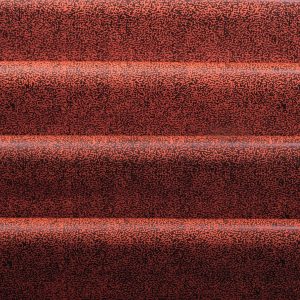 [08056988] 087149 PCB FEUILLES IMPRIMÉES CUIR ROUGE 40X25 CM17PCES ***S/CDE***