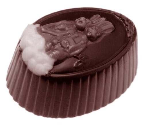 [70409394] MOULE À CHOCOLAT FAMILLE LIÈVRE CHOCOLAT 3 FIG.   3X8 -- 14GR