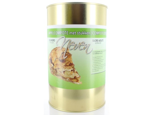 [01010077] Appelcompote met stukken Neven 3 x 5kg = Blikje