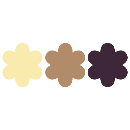 [08056660] 087059 PCB EXTRA FINE FLOWERS CN, CBC AND CB 3.9X3.55CM 168PCES ***S/CDE***