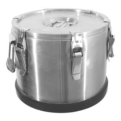 [57660517] PORTE ALIMENTS INOX 20L DIAM 38-HT32 EMPILABLE ISOTHERMIQUE