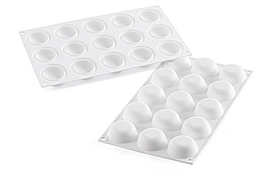 [70408091] MOULE SILIKOMART BLANC GN1/3 GLOBE 26