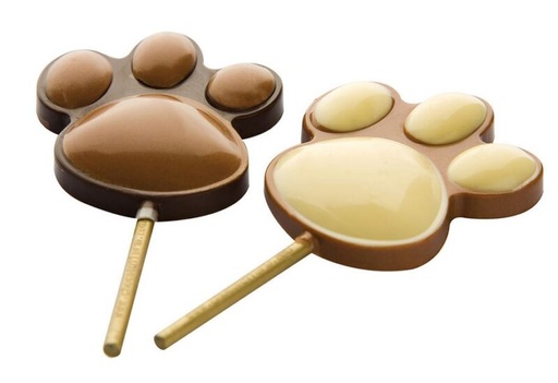 [70410622] CF1104 13.5X27.5CM * 1X4 * 23.5GR CHOCOLATE MOLD LOLLIPOP