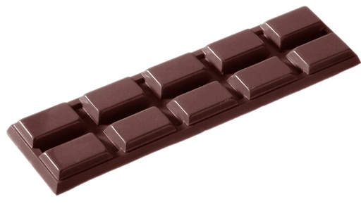 [70409557] CW2047 2X5 BAR CHOCOLATE MOLD -- 41GR