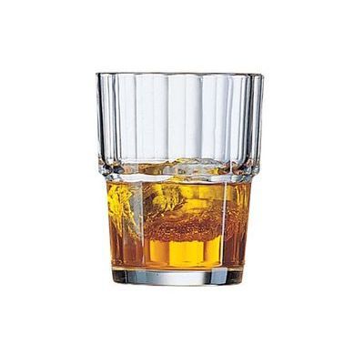[57657957] ARCOROC VERRE NORVEGE 16CL GOBELET EMPILABLE  "TREMPÉ"