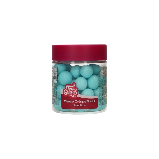 [08052520] FUNCAKES CRISPY CHOCOLATE BALLS SKY BLUE 130GR
