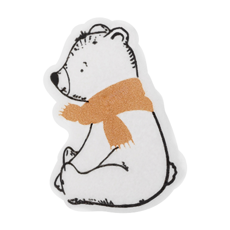 [08056054] 087058 PCB MERINGUE DECORATIONS BEAR 3.4X2.5 CM 120PCS ***ON/ORDER***