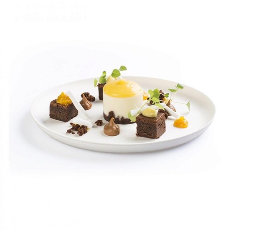 [53522272] SIER BAGASTRO ASSIETTE PLATE RONDE 20XH1.5CM 40PCES 