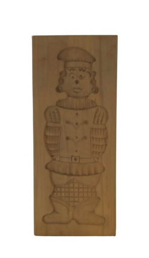 [55330237] SPECULOOS VORM HOUTEN SINTERKLAAS 35CM/ST