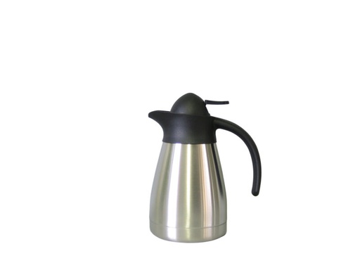 [54907679] THERMOS PICHET EN INOX INCASSABLE 0.5L A/BOUCHON VERSEUR A/CLIQUET - SILVER LINE PRO