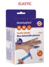 [70410530] DETECTAPLAST ELASTISCH VERBAND 18CM X 2CM DOOS VAN 32 STUKS