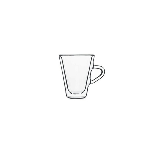 [62250088] LUIGI BORMIOLI SET OF 2 "ESPRESSINO" GLASSES 10.5CL DOUBLE WALL