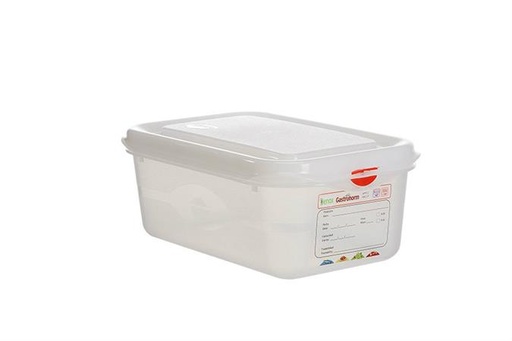 [57663431] GASTRONOX BOITE 1/4-100MM 2,8L COUVERCLE ET CLIPS