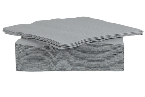[44665108] C&T PROF SERVIETTE GRIS 38X38CM 40PCES
