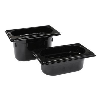 [57660319] ZWART POLY BAK GN1/9-065-0.6L-17.6X10.8 (-100°+100°)