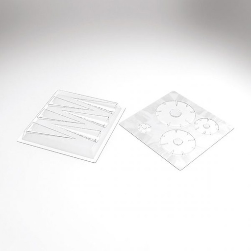 [08056245] 010237 PCB FIR TREE MOLDS FOR 6 PIECES Ø 9 CM H. 13CM 8PCES ***S/CD***
