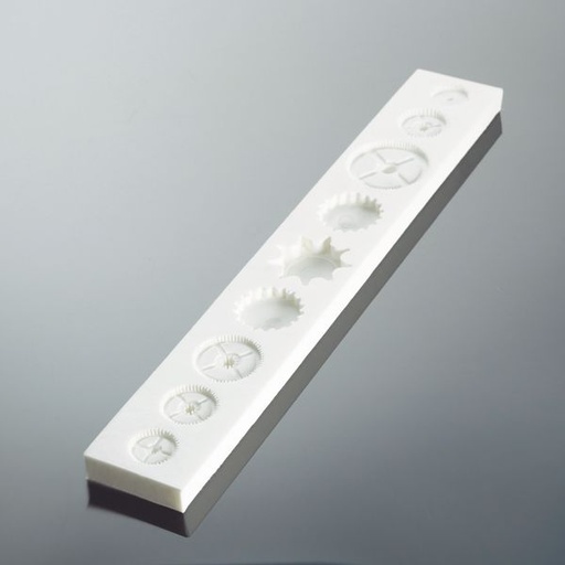 [08056244] PCB Silicone Mold Gears 9 ontwerpen 1pce *** s / cd ***