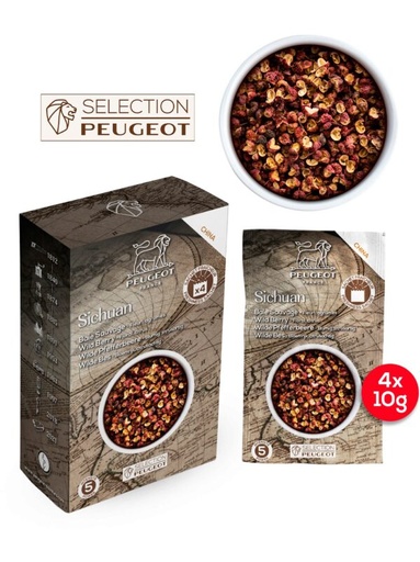 [60251545] PEUGEOT MAESTRO POIVRE SICHUAN ROUGE CHINE 4X10GR