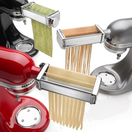 [57661454] KITCHENAID DELUXE PASTA APPARATUUR OPZETSTUK 3 ROLLEN-5KSMPRA