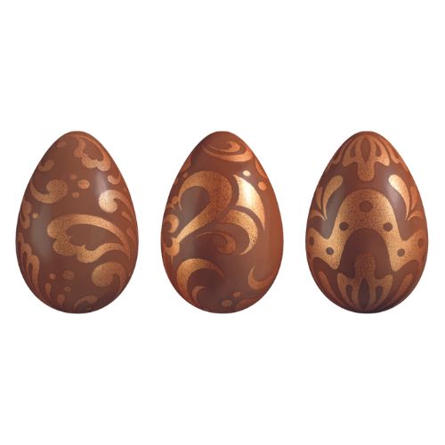 [08058253] 088083 PCB EGGS CL PAISLEY 3 DESIGNS 4X2.7CM 288PCS ***S/CDE***