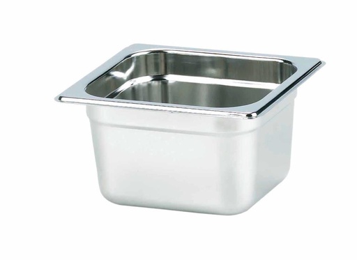 [57661002] HENDI BASIC BAC INOX GN 1/6-150 2.4L