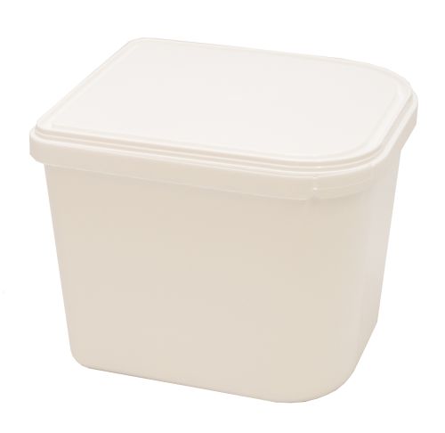 [25206040] CADY PLASTIC ICE TUB (NAPOLI) 2.5L WITHOUT LID 168 PCES