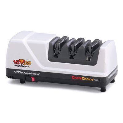 [57663744] CHEF'S CHOICE 1520 JAPANESE SHARPENER+CLASSICS WHITE ELECTRIC