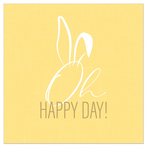 [60700816] ARTEBENE NAPKIN 33X33CM OH HAPPY DAY 20PCS