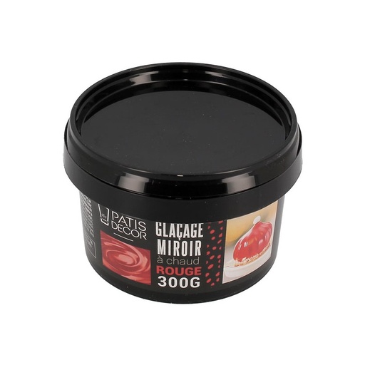 [08075884] PATISDECOR GLACAGE MIROIR ROUGE 300GR