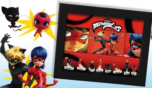 [60228768] SANTON DOOS "LIEVEHEERSBEESTJE EN ZWARTE KAT" MIRACULOUS