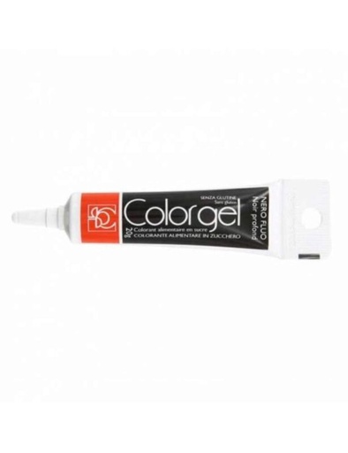 [70407072] KLEURSTOF GEL ZWART 20GR =BUIS