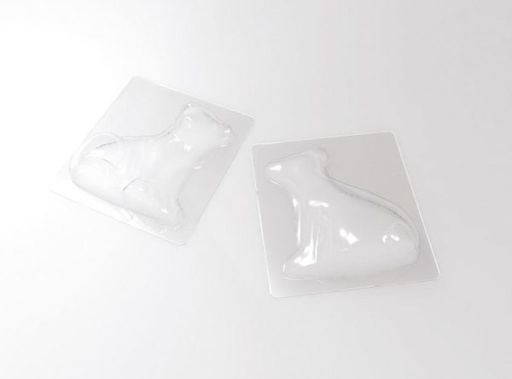 [08056031] 000395 PCB MOULES OURSON POUR 4 PIÈCES 10,5X8 CM H. 11 CM 8PCES ***S/CD***