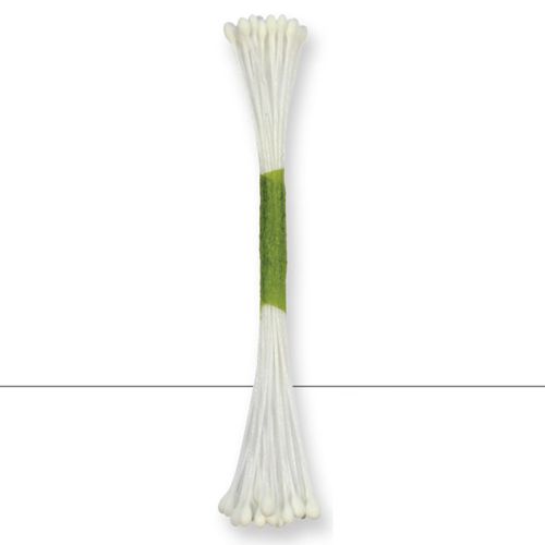 [08053549] JEM BLOEMPISTOLEN FIJN WIT 7,5CM 50ST