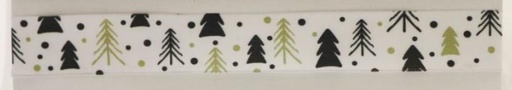 [62250615] RUBAN FRENCK KISS SAPINS NOEL 2021 25MM X 50M FOST+ INBEGREPEN