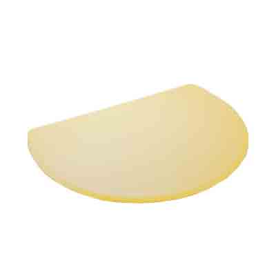 [50121021] PLASTIEK DEEGKRABBER HALF ROND 20X15CM=STUK