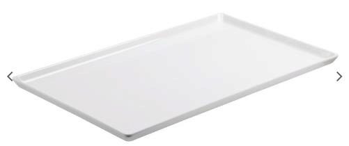 [44100350] PLAIN RECTANGULAR TRAY 400 X 300 X 15MM FOST+ INCLUDED