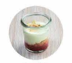 [02040534] MEKABE 2440622 VERRINE CITRON VERT FRAISE AMANDE 30 X 140 ML