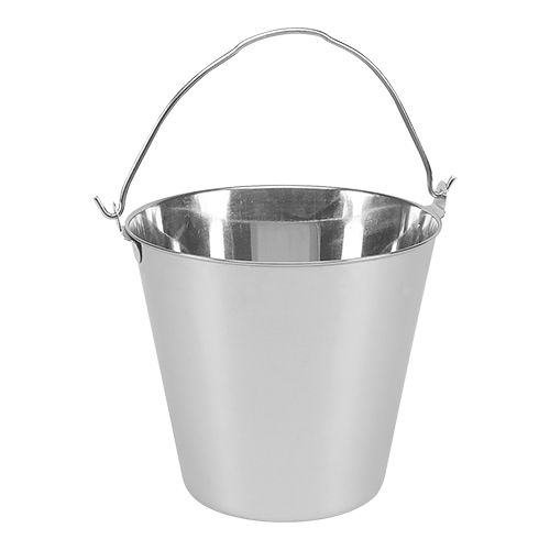 [52208230] INOX EMMER 7 LITER H22CM DIAM 23CM=STUK