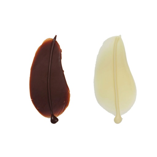 [08080651] 1034147 PLUME PETITE CHOCOLAT 50PCES ***S/CDE***