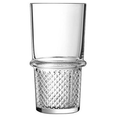 [57657955] ARCOROC NEW YORK GLASS 35CL FH STACKED "TEMPERED"