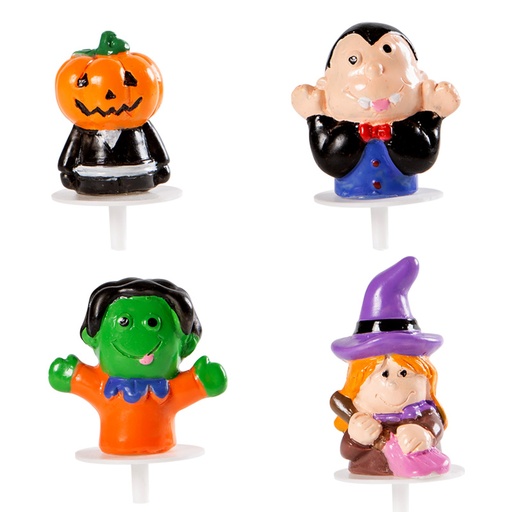 [08082232] 1091120 ASSORTMENT OF HALLOWEEN FIGURINE 35MM ON PIC 32PIECES ***S/CD***